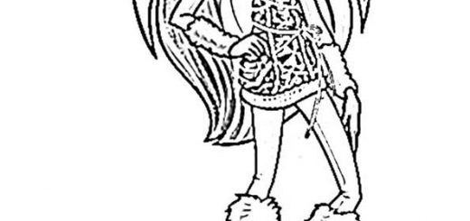 ausmalbilder monster high 1