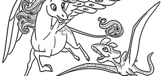 ausmalbilder mia and me, lyria