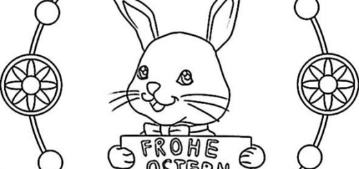 Osterbilder Mandala 1 zum ausmalen