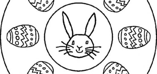 Osterbilder Mandala 2 zum ausmalen