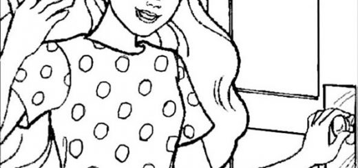 barbie 8 ausmalen