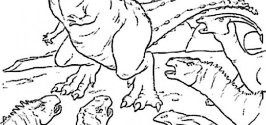 dinosaurier 7 ausmalen