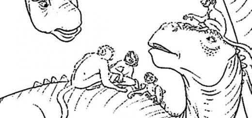 dinosaurier 8 ausmalen