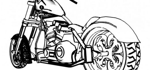 motorrad 2 ausmalen