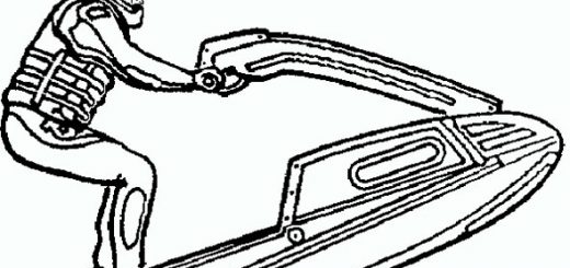 motorrad wasser ausmalen