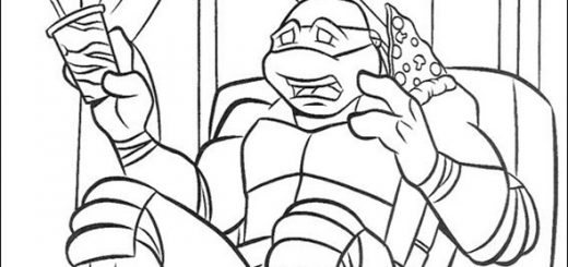 Ninja Turtles 3 ausmalen
