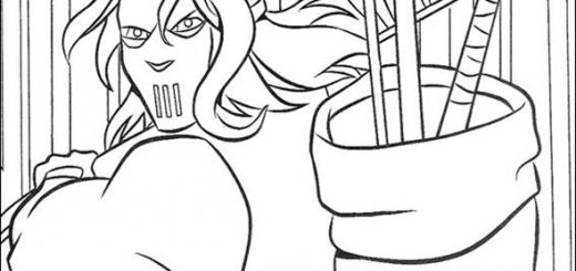 Ninja Turtles 5 zum ausmalen