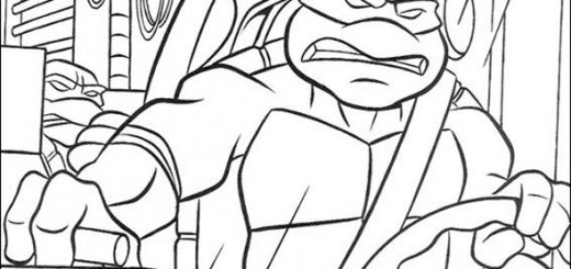 Ninja Turtles 8 zum ausmalen