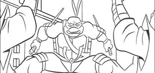 Ninja Turtles 23 zum malen