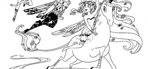 mia and me 4 ausmalen