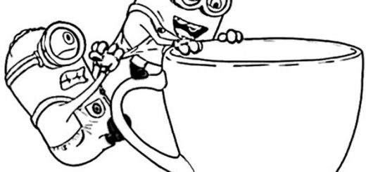 ausmalbilder minions 4