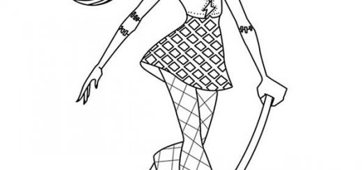 ausmalbilder monster high 7