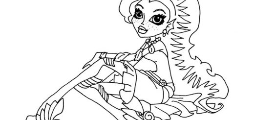 ausmalbilder monster high 10