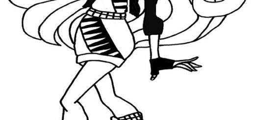 ausmalbilder monster high 19