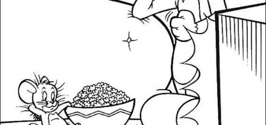 ausmalbilder tom und jerry 9