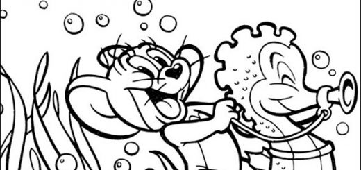 ausmalbilder tom und jerry 27