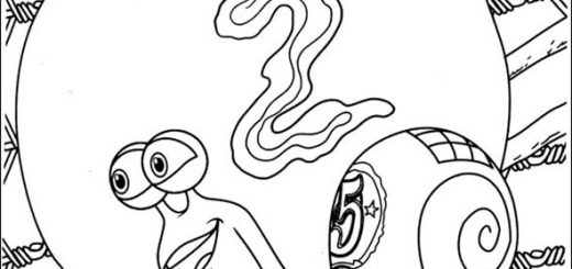 ausmalbilder turbo 4