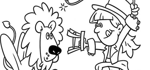 zirkus 3 zum ausmalen