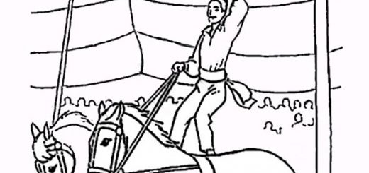 zirkus 5 zum ausmalen