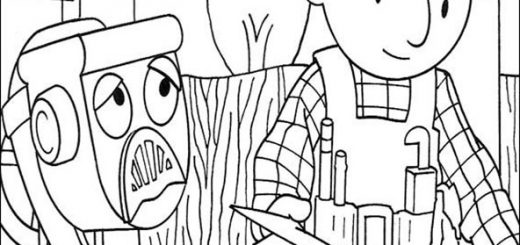 ausmalbilder Bob der Baumeister 1