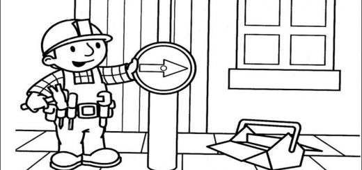 ausmalbilder Bob der Baumeister 10