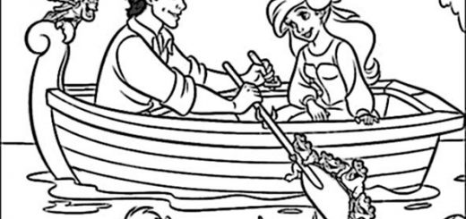 ausmalbilder arielle 2