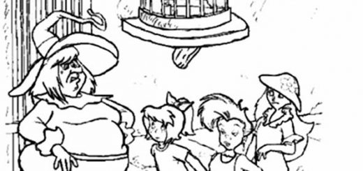 ausmalbilder Bibi Blocksberg 1