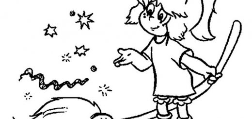 ausmalbilder Bibi Blocksberg 12