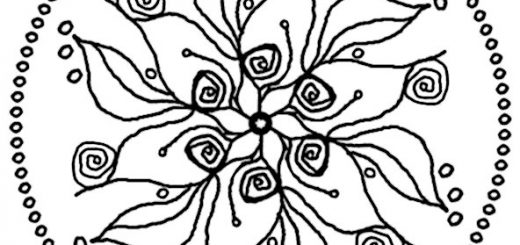 mandala blumen zum drucken 3