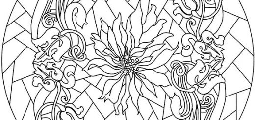 mandala blumen zum drucken 5