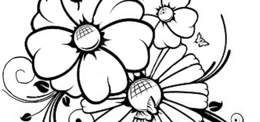 ausmalbilder blumen 11