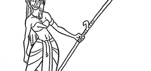 ausmalbilder prinzessin 6