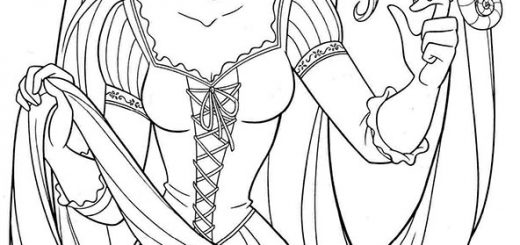 ausmalbilder rapunzel 2