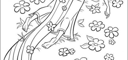 ausmalbilder rapunzel 18