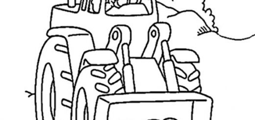 ausmalbilder bagger (14)