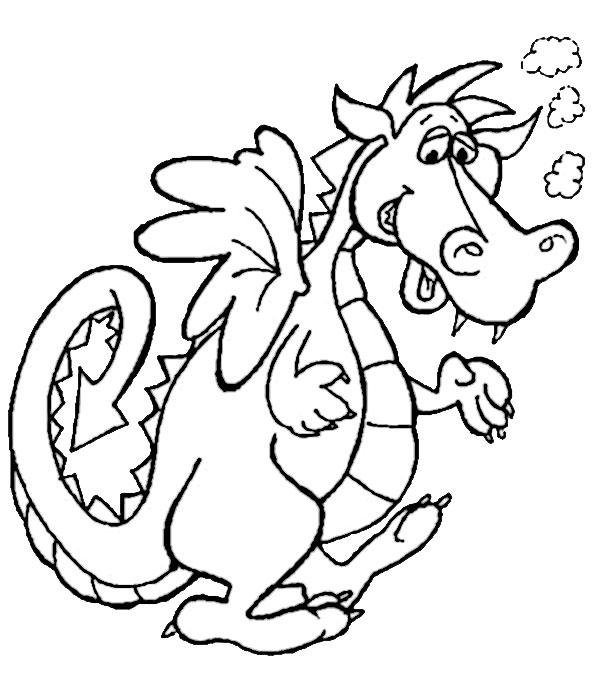 ausmalbilder drachen 14