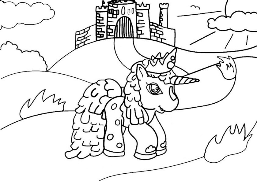 ausmalbilder filly 10