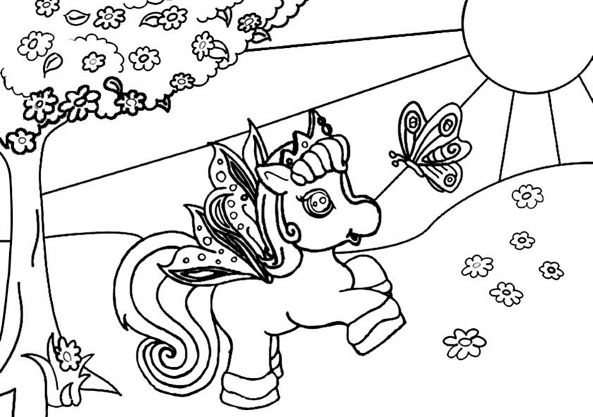 ausmalbilder filly 11