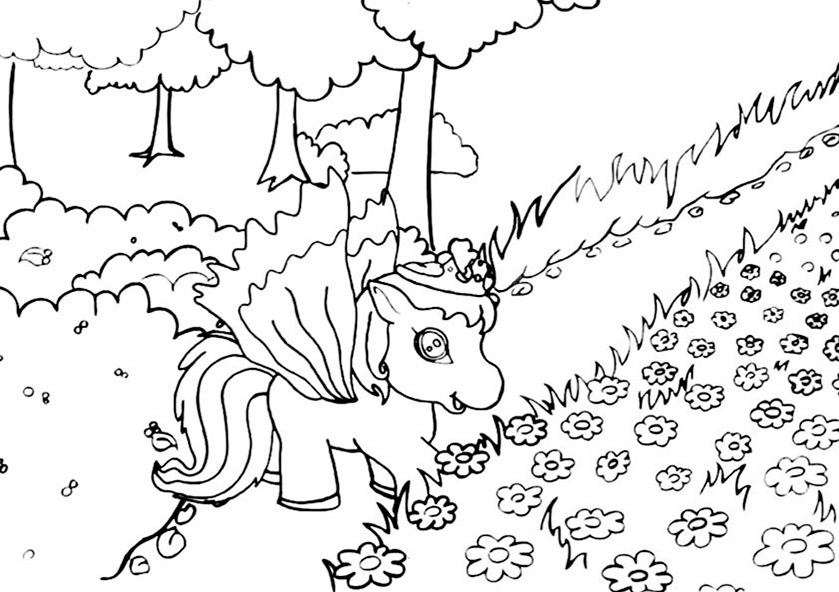 ausmalbilder zum ausdrucken filly 3