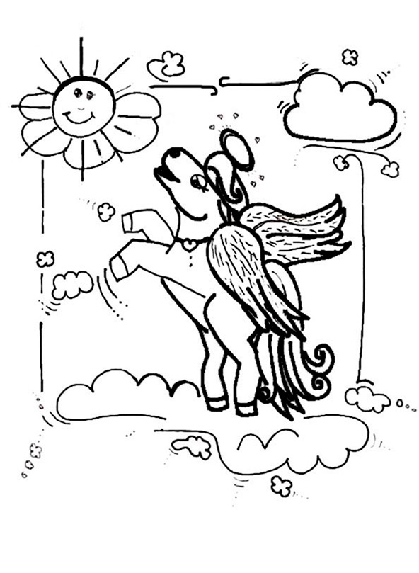 ausmalbilder zum ausdrucken filly 5