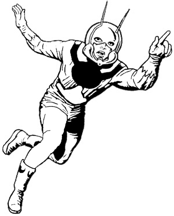 Bild 6 Ant-Man zum ausmalen