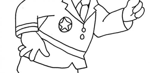 polizei 4 zum ausmalen