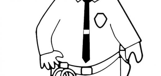 Bilder 7 Polizei zum ausmalen