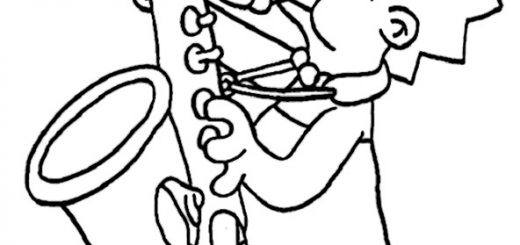 Lisa Simpsons zum ausmalen 1