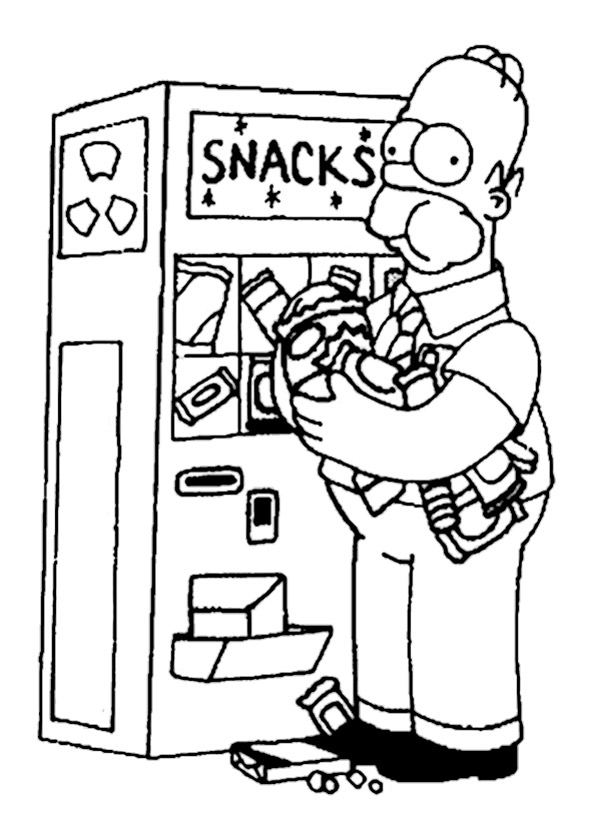 ausmalbilder simpsons 4