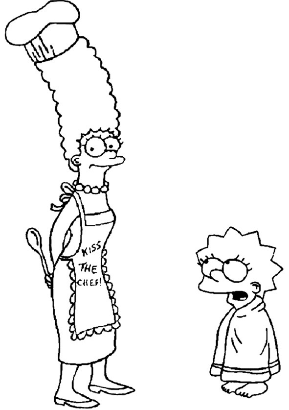 ausmalbilder simpsons 5