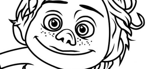 Ausmalbilder Der Gute Dinosaurier. Spot (1)