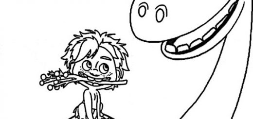 Spot und Arlo, Bilder 7 zum ausmalen