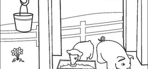 Bilder zum ausmalen Bauernhof (4)