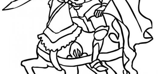 ausmalbilder Ritter (4)